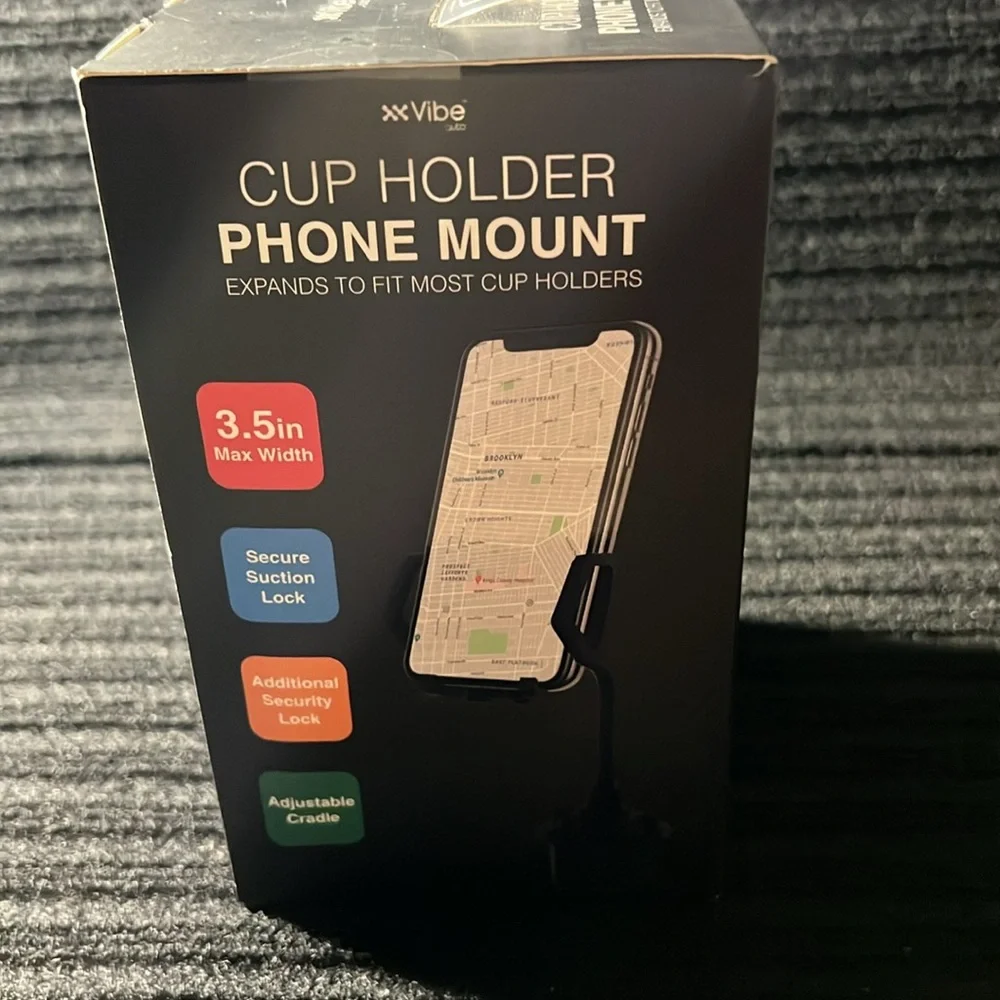 Vibe cup holder phone mount